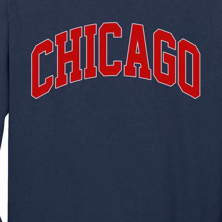 Chicago Retro Gift Tall Long Sleeve T-Shirt