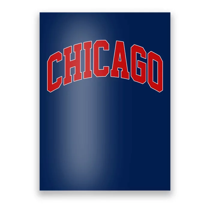 Chicago Retro Gift Poster