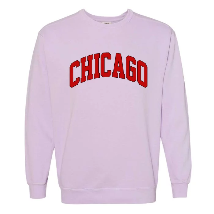 Chicago Retro Gift Garment-Dyed Sweatshirt