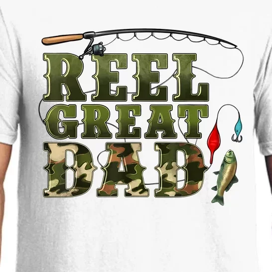 Camouflage Reel Great Dad Fishing Happy Fathers Day Pajama Set