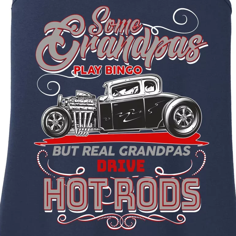 Cool Real Grandpas Drive Hot Rods Ladies Essential Tank