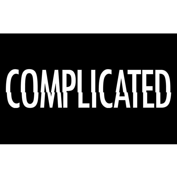 Complicated Realtionship Glitch Gift Bumper Sticker