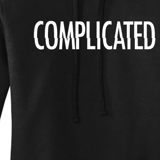 Complicated Realtionship Glitch Gift Women's Pullover Hoodie