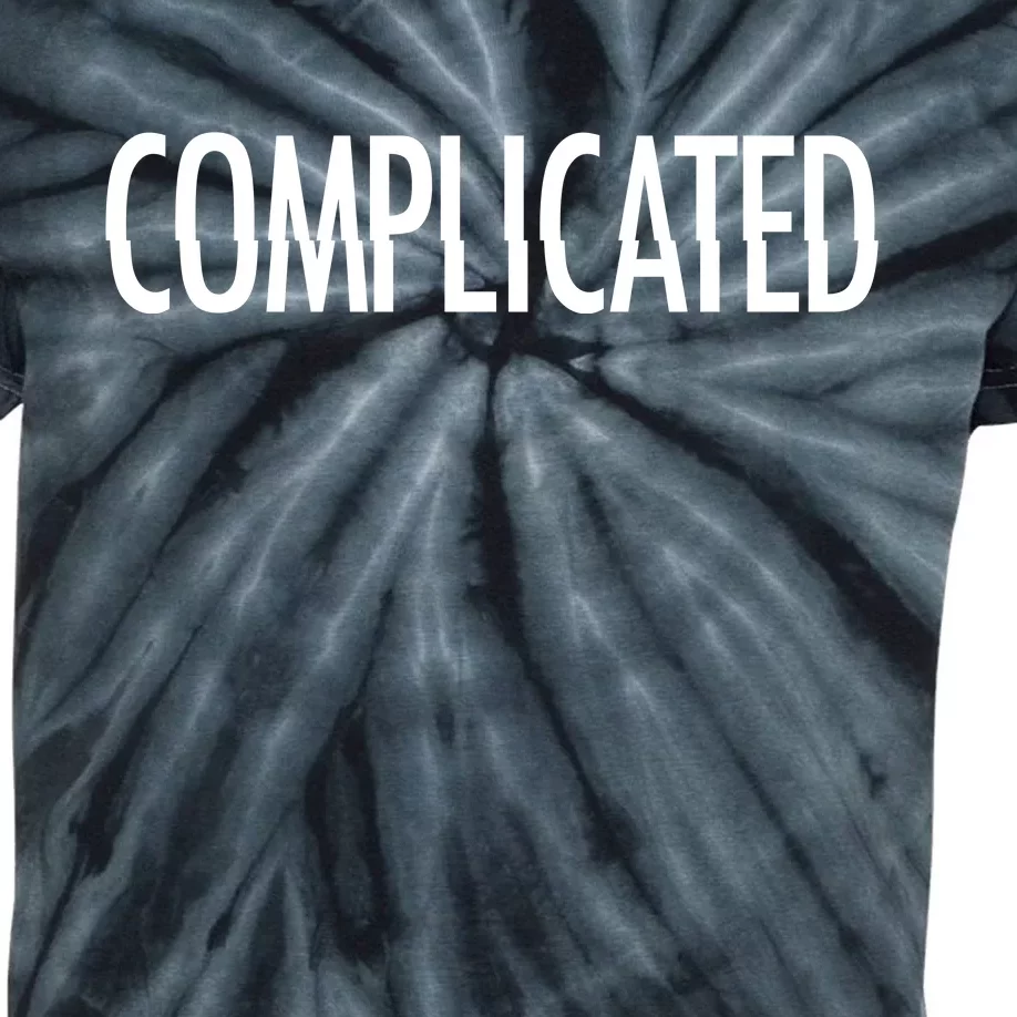 Complicated Realtionship Glitch Gift Kids Tie-Dye T-Shirt