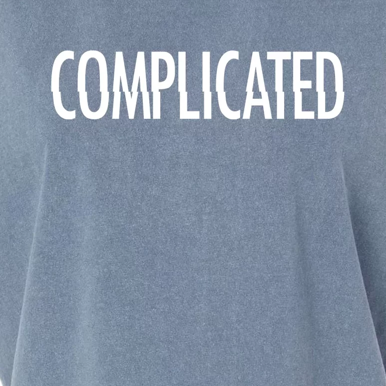 Complicated Realtionship Glitch Gift Garment-Dyed Women's Muscle Tee