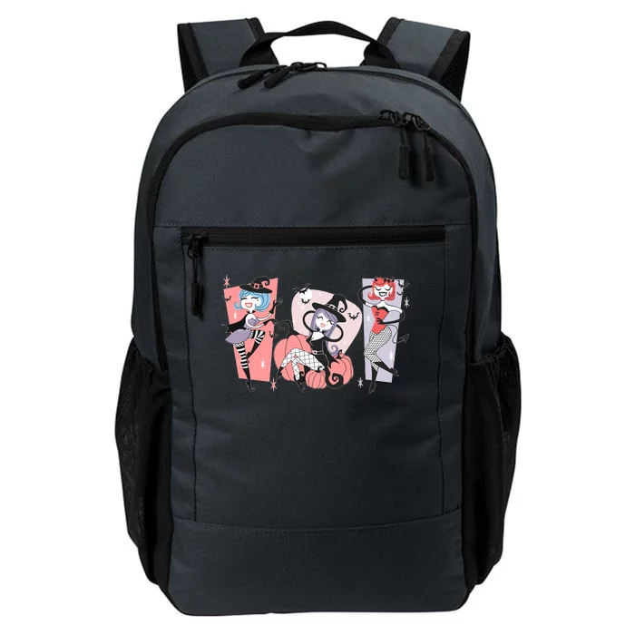 Cute Retro Halloween Pinup Girls Daily Commute Backpack