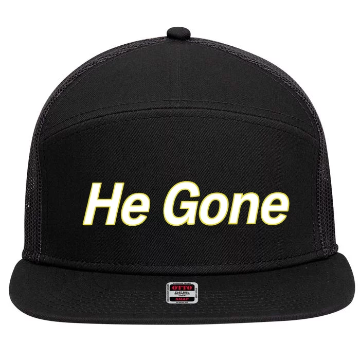 Couch Racer He Gone 7 Panel Mesh Trucker Snapback Hat