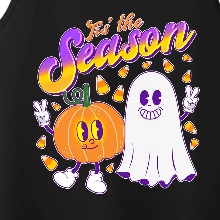 Cute Retro Halloween Tis The Season Performance Tank