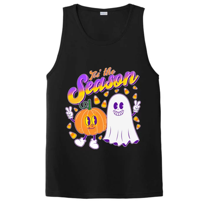 Cute Retro Halloween Tis The Season Performance Tank