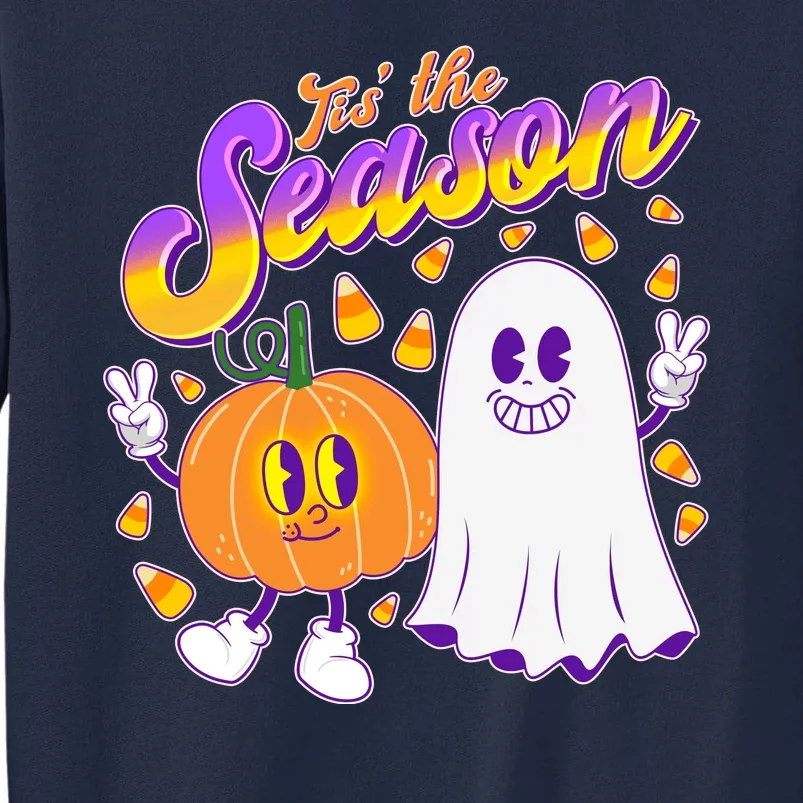 Cute Retro Halloween Tis The Season Tall Sweatshirt