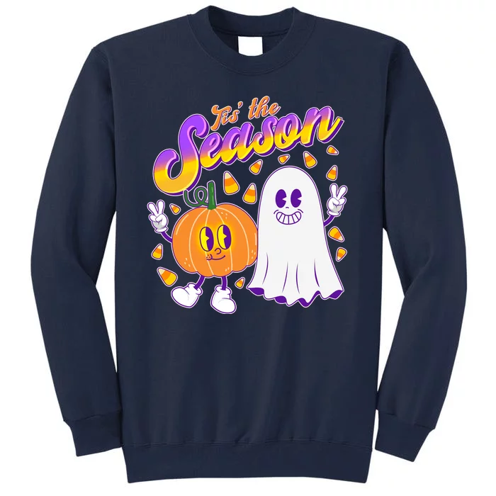 Cute Retro Halloween Tis The Season Tall Sweatshirt