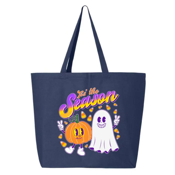 Cute Retro Halloween Tis The Season 25L Jumbo Tote