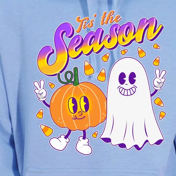 Cute Retro Halloween Tis The Season Unisex Surf Hoodie