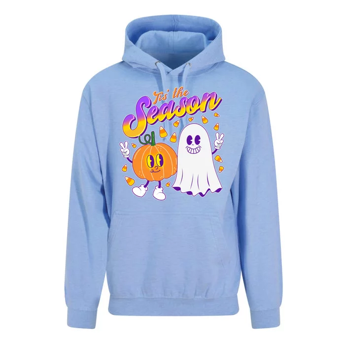 Cute Retro Halloween Tis The Season Unisex Surf Hoodie