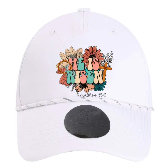 Christians Retro He Is Risen Floral Jesus Easter Day Performance The Dyno Cap