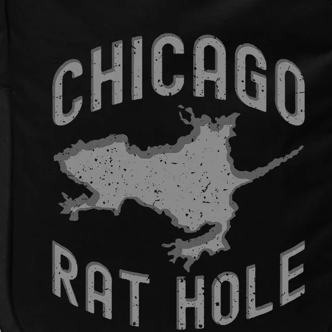 Chicago Rat Hole. Hilarious Souvenir From Chicago Funny Impact Tech Backpack