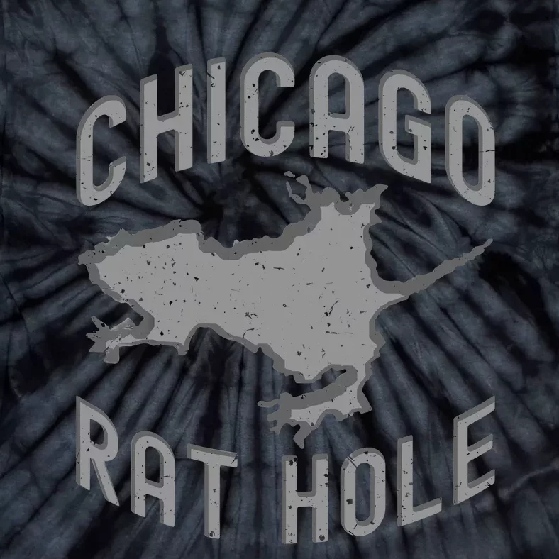 Chicago Rat Hole Hilarious Souvenir From Chicago Funny Tie-Dye T-Shirt