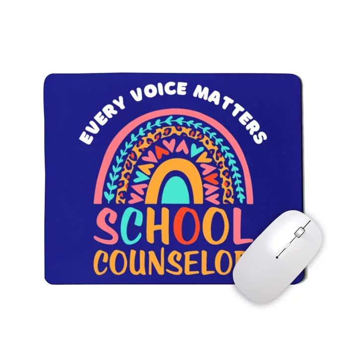 Cute Rainbow Happy National School Counseling Week Counselor Gift Mousepad