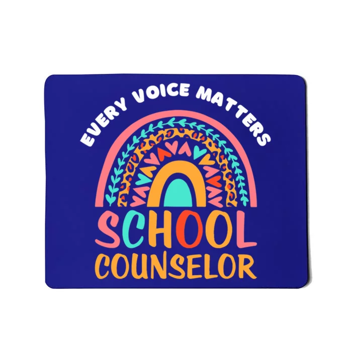 Cute Rainbow Happy National School Counseling Week Counselor Gift Mousepad