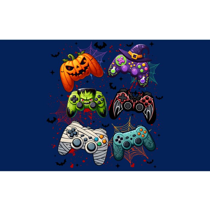 Cool Retro Halloween Gaming Controllers Bumper Sticker