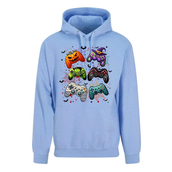 Cool Retro Halloween Gaming Controllers Unisex Surf Hoodie