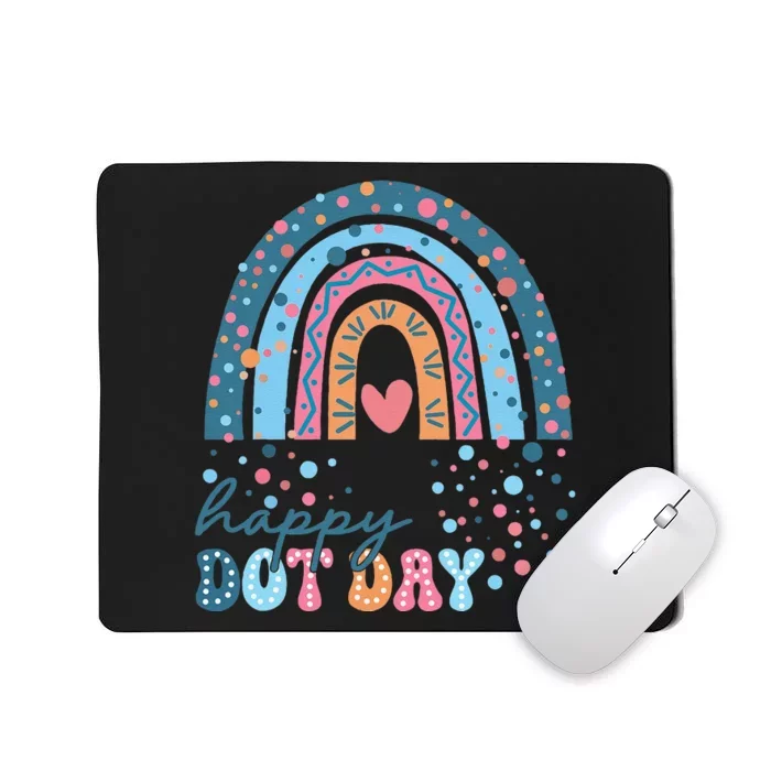 Cute Rainbow Happy Dot Day Gift Mousepad