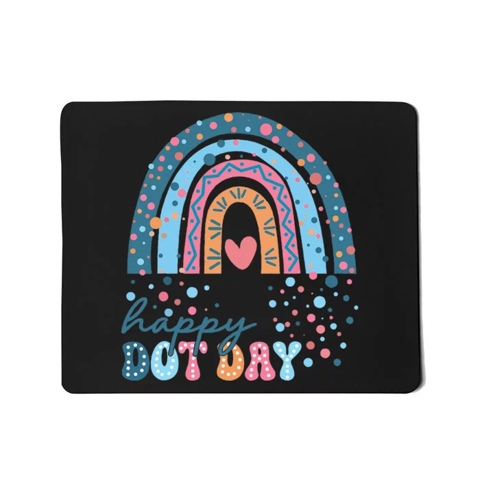 Cute Rainbow Happy Dot Day Gift Mousepad