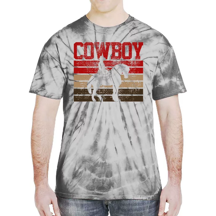 Cowboy Rodeo Horse Gift Country Tie-Dye T-Shirt