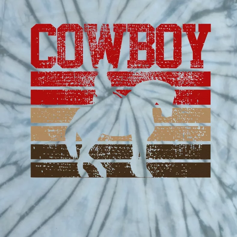 Cowboy Rodeo Horse Gift Country Tie-Dye T-Shirt