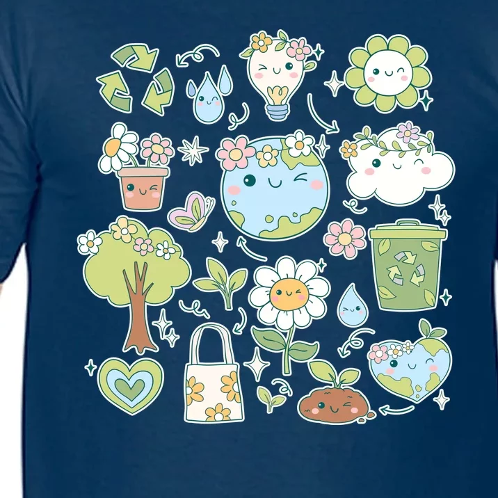 Cute Retro Hippie Celebrate Earth Day Comfort Colors T-Shirt