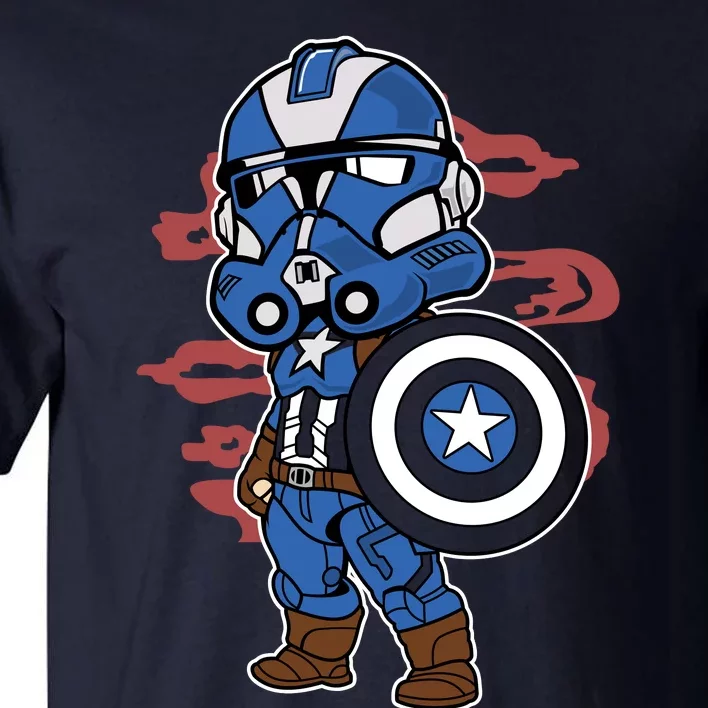 Captain Robotic Helmet Trooper Tall T-Shirt