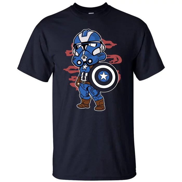 Captain Robotic Helmet Trooper Tall T-Shirt