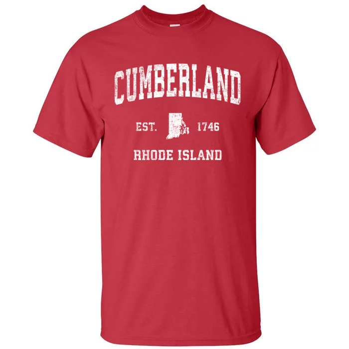 Cumberland Rhode Island Ri Vintage Sports Tall T-Shirt