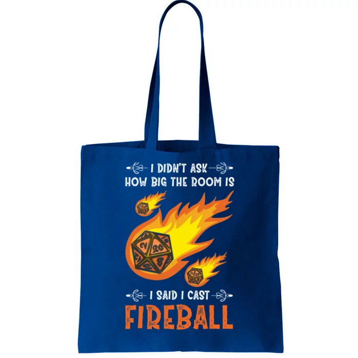 Criticals Roles I Cast Fireballs Gamer Lover Gift Tote Bag