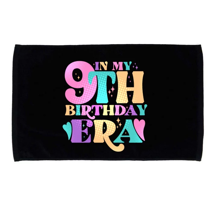 Cute Retro In My 9th Birthday Era Microfiber Hand Towel