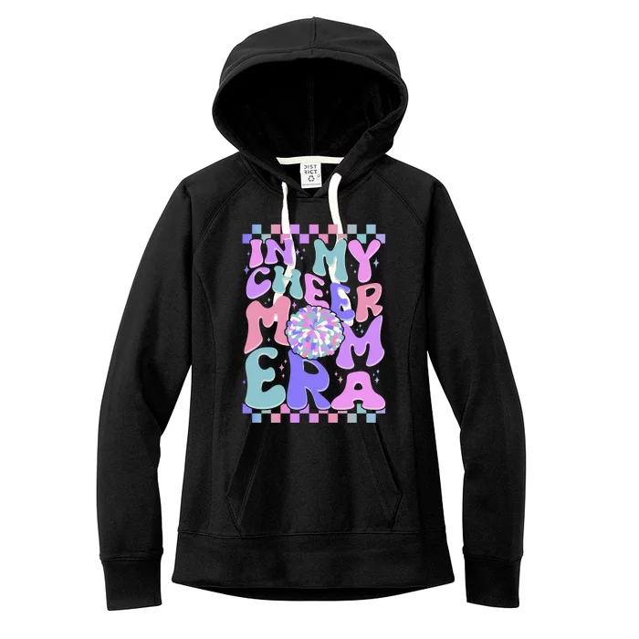 Cute Retro In My Cheer Mom Era Women's Fleece Hoodie