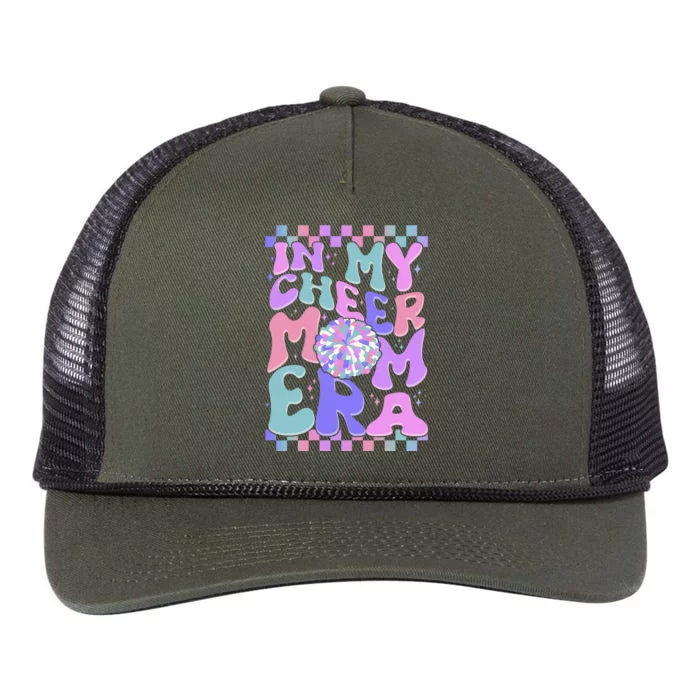 Cute Retro In My Cheer Mom Era Retro Rope Trucker Hat Cap