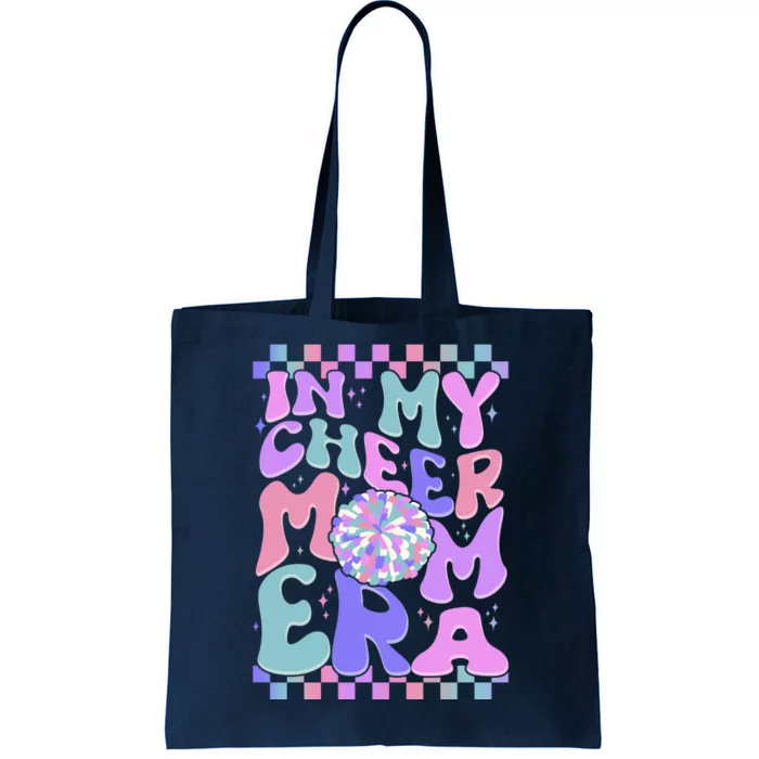 Cute Retro In My Cheer Mom Era Tote Bag