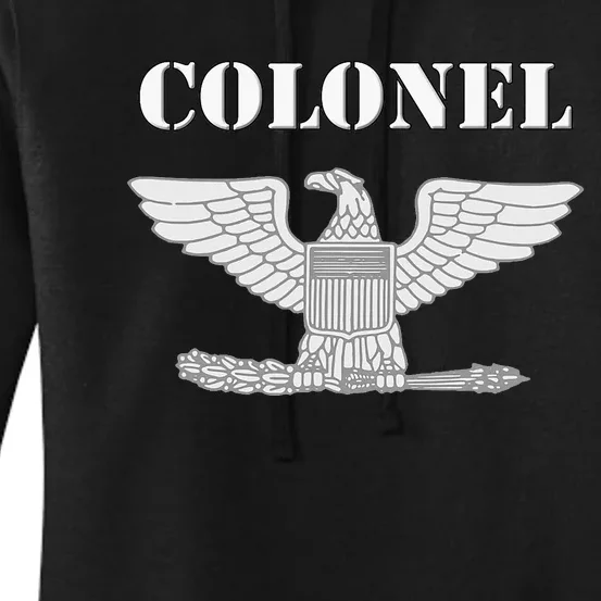 Colonel Rank Insignia Women's Pullover Hoodie