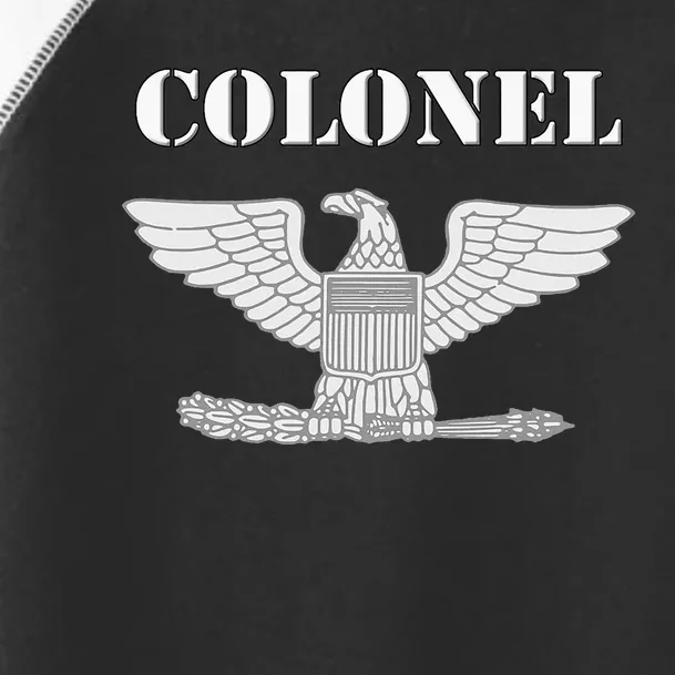 Colonel Rank Insignia Toddler Fine Jersey T-Shirt