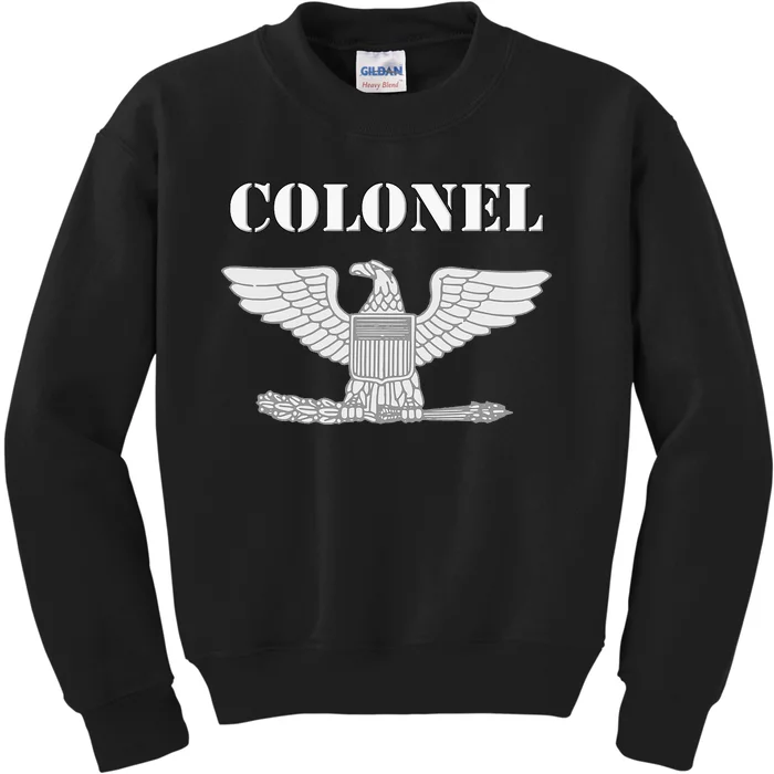 Colonel Rank Insignia Kids Sweatshirt