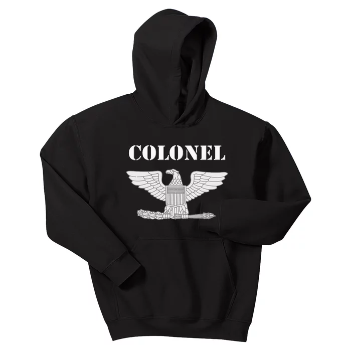 Colonel Rank Insignia Kids Hoodie