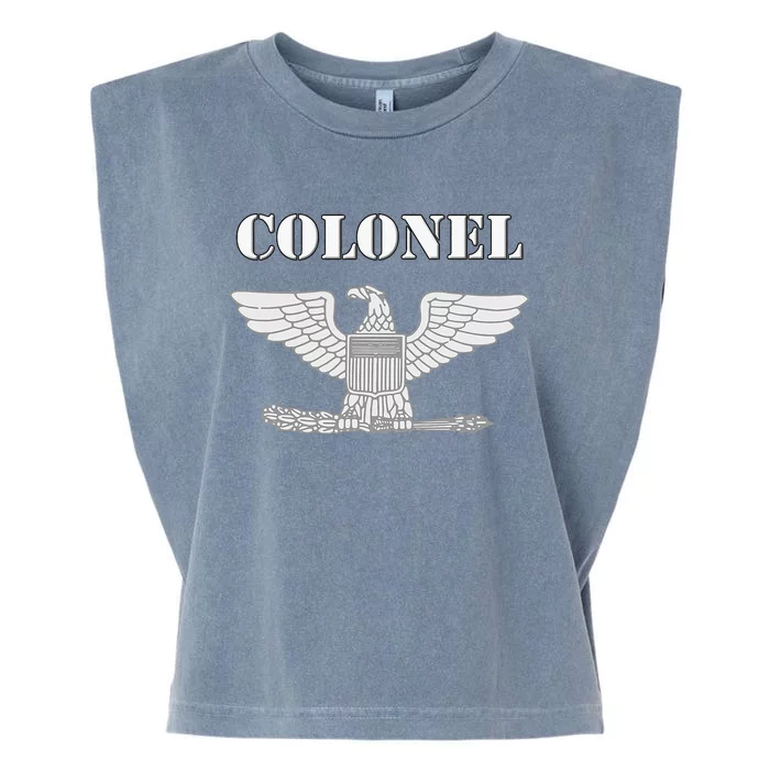 Colonel Rank Insignia Garment-Dyed Women's Muscle Tee