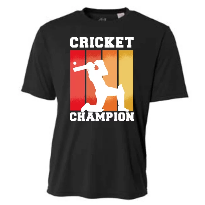 Cricket Player Champion Cooling Performance Crew T-Shirt