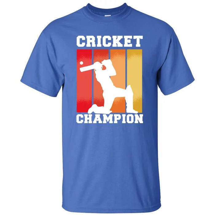 Cricket Player Champion Tall T-Shirt