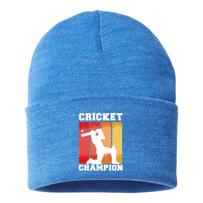 Cricket Player Champion Sustainable Knit Beanie