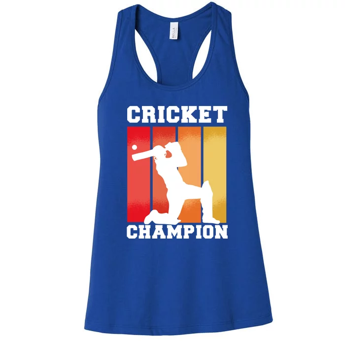 Cricket Player Champion Women's Racerback Tank