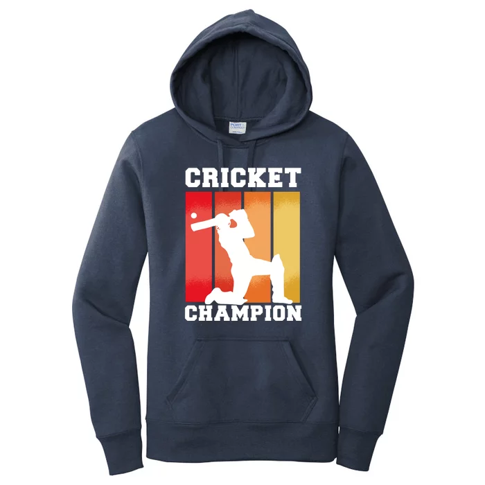 Cricket Player Champion Women's Pullover Hoodie