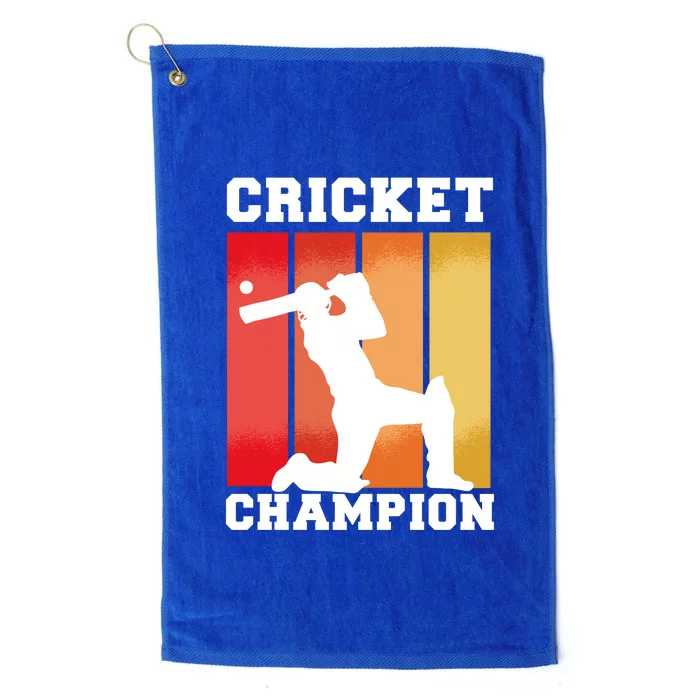 Cricket Player Champion Platinum Collection Golf Towel