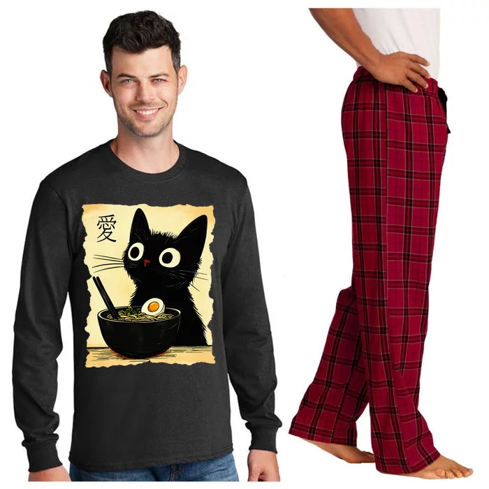 Cat Ra Japanese Kawaii Anime Cat Long Sleeve Pajama Set